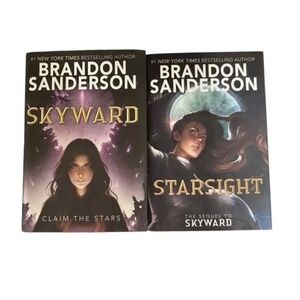 Brandon Sanderson Skyward & Starsight First Edition Hardcover Books